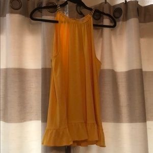 Michael Kors yellow top